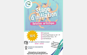 Stage initiation Natation Artistique